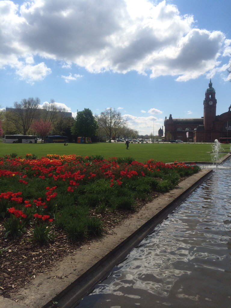 Tulpenbeet Reisinger Anlagen Wiesbaden 