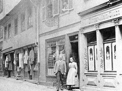 Historische Aufnahme: "Der Eimer" im Jahr 1890