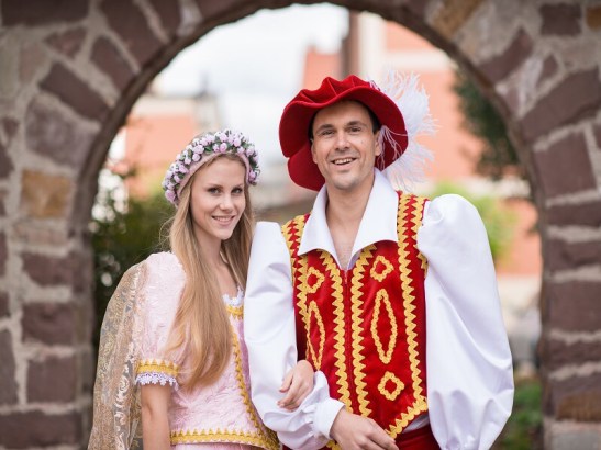 Das Hessentagspaar 2015 Rebecca Ross und Andreas Richhardt. Foto: hessentag2015.de