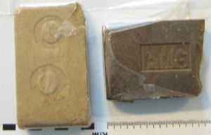 Durch die Polizei sichergestelltes Haschisch. Foto: Hessisches Landeskriminalamt