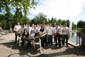 Spielen am Muttertag im Kurpark: Die WMK Big Band  "Big Noise". Die WMK-Big Band „Big Noise“. Foto: WMK