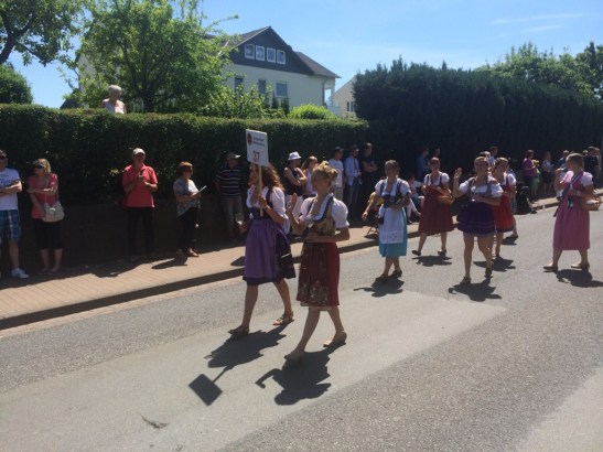 Auch die Wiesbadener Weinkönigin (hier beim Hessentasg-Umzug in Hofgeismar) wird bei der Weinfest-Eröffnung wieder dabei sein