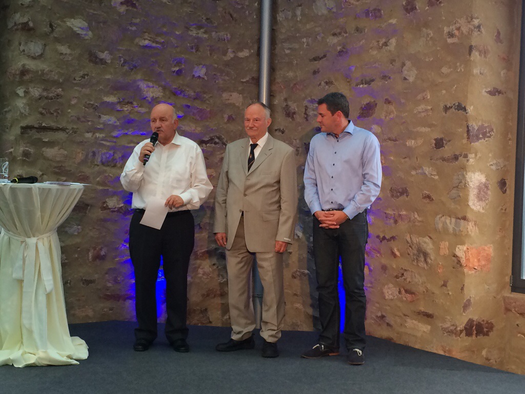 Fritz Krück bei der Ehrung