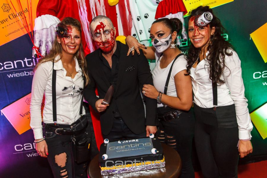 Halloween-Vorgeschmack: So feierte die Cantina im vergangenen Jahr. Foto: Cantina/Gommermann