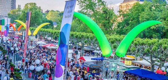 Bald startet wieder das Mega-Fest auf der Rue Foto: Peter Schmidt