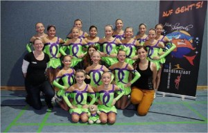 Die erfolgreichen Tanzmädchen des TSC Nordenstadt Foto: TSC Nordenstadt