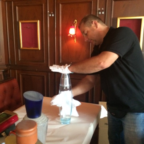 ...und vorher poliert...